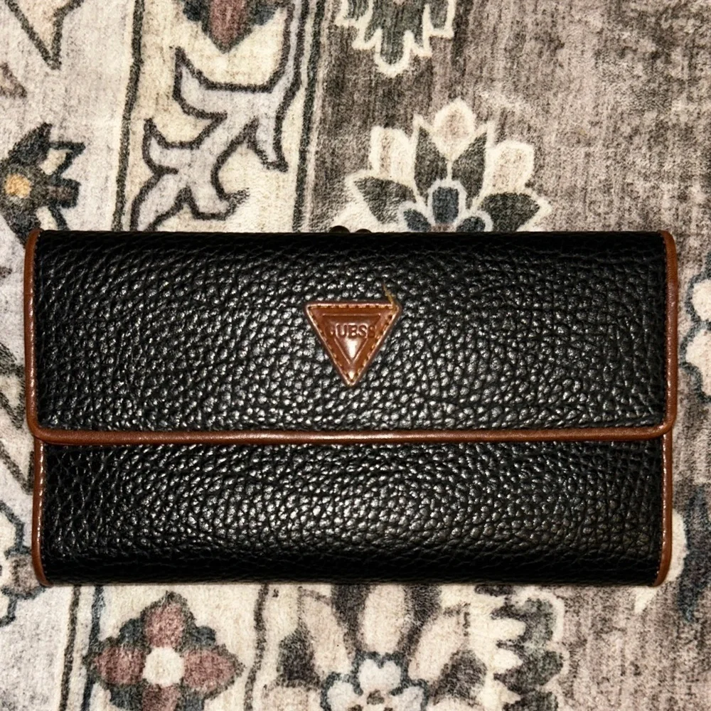 Guess Y2k VYG  Black and Brown Crossbody Bag & wallet